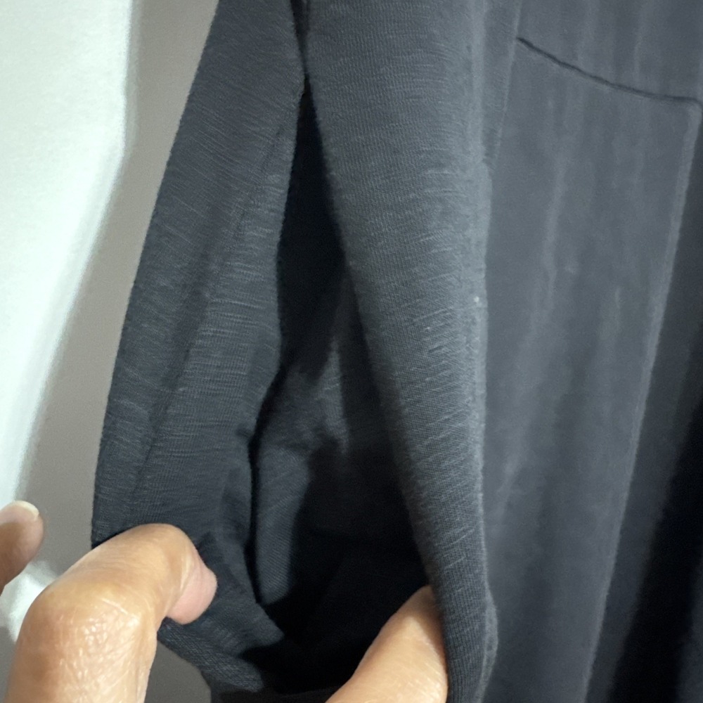 Chicos Maxi Dress Sleeveless Tank Midi Dress Pockets Black Sz 3 Size XL NWT - Picture 3 of 14